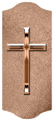 DARAY-C-510-BZ-SH-BZ Bronze Single Cross Shimmer Bronze
